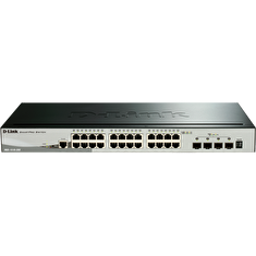 D-Link DGS-1510-28X 28-Port Gigabit Stackable Smart Managed Switch including 4 10G SFP+ ports (smart fans)