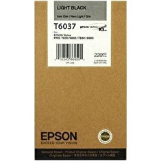 Epson inkoustová náplň/ C13T603700/ StylusPro7800/ 7880/ 9800/ 9880/ Světlá/ 220ml