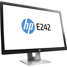 LCD HP 24" E242; black/gray, B+