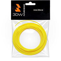 3DW - ABS filament 1,75mm žlutá, 10m, tisk 220-250°C
