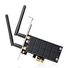 TP-Link Archer T6E Dual Band Wifi PCI Express Adapter, 867Mbps 5GHz + 400Mbps 2,4GHz, 802.11ac/a/b/g/n, 2x ant