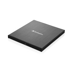 VERBATIM externí mechaníka Ultra HD 4K Blu-ray External Slimline Writer (USB 3.1, USB-C) + zdarma 25GB MDISC