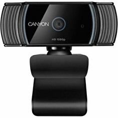 CANYON webkamera 1080P full HD 2.0Mega auto focus, USB2.0 , otočná 360°, vestavěný mikrofon