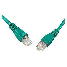 SOLARIX patch kabel CAT5E UTP PVC 2m zelený non-snag proof