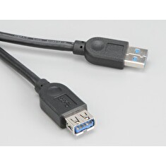 AKASA Kabel prodlužovací USB 3.0, A-male na A-female, 150cm