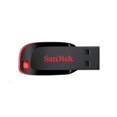 SanDisk Cruzer BLADE 16GB USB 2.0 flashdisk (zápis: 7MB/s; čtení: 18MB/s)