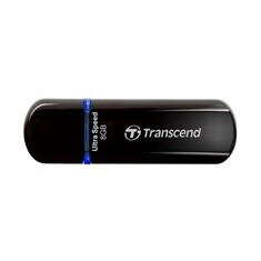Transcend 8GB JetFlash V600, USB 2.0 flash disk, černo/modrý, vysokorychlostní, Čtení: 32 MB/s, Zápis: 12 MB/s