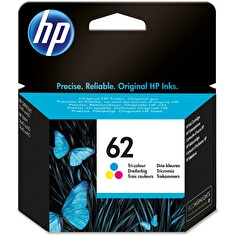 HP 62 Tri-color Original Ink Cartridge (165 pages)