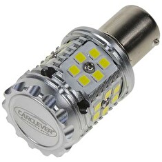LED autožárovka BA15s bílá, CAN-BUS, 12-24V, 30LED/3030SMD