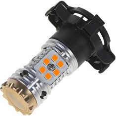LED autožárovka PY24W oranžová, CAN-BUS, 12-24V, 24LED/3030SMD
