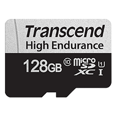 Transcend Paměťová karta microSD 128GB s adapterem U1, High Endurance