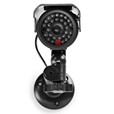 Nedis DUMCBS10BK - Atrapa Bezpečnostní Kamery | Válcové kamery | IP44 | Černá barva