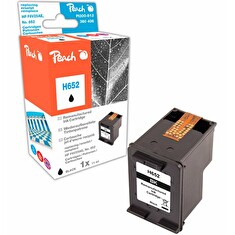 PEACH kompatibilní cartridge HP F6V25AE, No.652, černá, 11ml