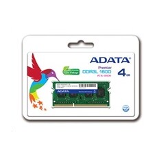 ADATA 4GB 1600MHz DDR3L CL11 SODIMM, 1.35V Single Tray