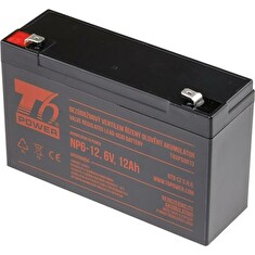 T6 POWER olověný akumulátor NP6-12, 6V, 12Ah