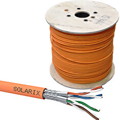 Instalační kabel Solarix CAT7A SSTP LSOHFR B2ca s1 d1 a1 1200 MHz 500m/cívka