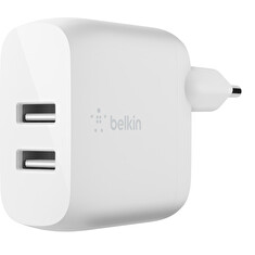 Belkin Duální USB-A domácí nabíječka 2x12W, bílá
