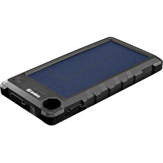 Sandberg Outdoor Solar Powerbank 10000 mAh, solární nabíječka, černá