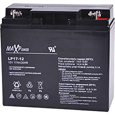 Baterie olověná 12V/17Ah MaxPower