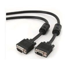 Gembird VGA HD kabel 15pin samec - 15pin samec (dvojité stínění s ferity) 1.8m