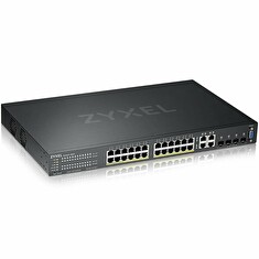 Zyxel GS2220-28HP,EU region,24-port GbE L2 PoE Switch with GbE Uplink (1 year NCC Pro pack license bundled)