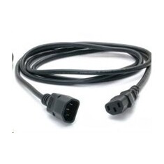 PremiumCord prodlužovací kabel napájení 240V, délka 1m IEC C13/C14
