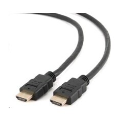 Gembird C-Tech Kabel HDMI-HDMI , 1.4, M/M stíněný, zlacené kontakty, 1m, černý