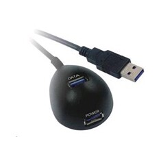PREMIUMCORD Kabel USB 3.0 A-A 1,8m, stolní prodlužovací (dock) (M/F)
