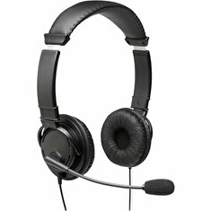 Kensington USB Hi-Fi Headphones with Mic - Náhlavní souprava - náhlavní - kabelové - černá