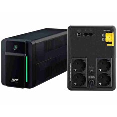 APC Back-UPS 1200VA (650W), AVR, USB, německé Schuko zásuvky