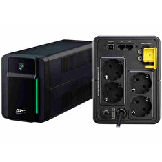 APC Back-UPS 750VA (410W), AVR, USB, německé Schuko zásuvky