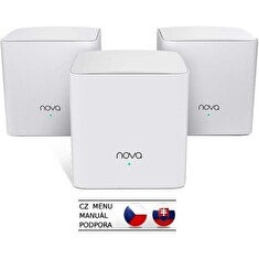Tenda MW5c (3-pack) Nova - Wireless Mesh Gigabit Router 802.11ac/a/b/g/n,1200 Mb/s