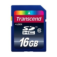 Transcend 16GB SDHC (Class 10) UHS-I 200x (Premium) paměťová karta