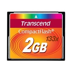 Transcend 2GB CF (133X) paměťová karta (MLC)