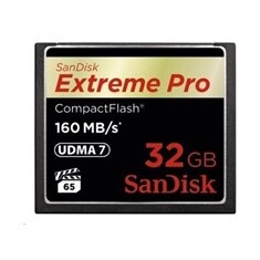 CF 32GB paměťová karta Compact Flash Extreme Pro SanDisk VPG 65 (160MB/s) - 123843