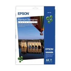Epson papír Premium Semigloss Photo, 251g/m, A4, 20ks