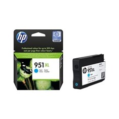 HP 951XL - originální - cartridge, azurový, velikost XL, vhodné pro HP Officejet 8100/8600
