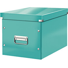 Čtvercová krabice Leitz Click&Store, velikost L (A4), ledově modrá