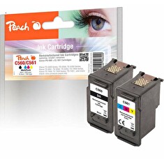 PEACH kompatibilní cartridge HP PG-560BK, CL-561C, CombiPack, black, colour, 1x8ml, 1x8,5ml