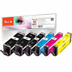 PEACH kompatibilní cartridge Canon PGI-550/CLI-551 MultiPack Plus, InkLevel