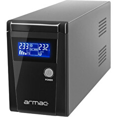 ARMAC UPS OFFICE 850E LCD 2 FRENCH OUTLETS 230V METAL CASE