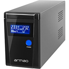 ARMAC UPS PURE SINE WAVE OFFICE 850VA LCD 2 FRENCH OUTLETS 230V METAL CASE