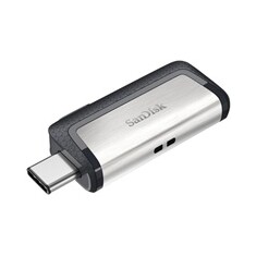 128GB USB-C Flash 3.1 Ultra Dual černý/stříbrný SanDisk - 173339