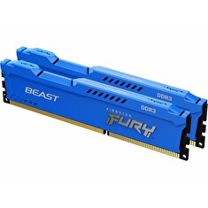 Kingston FURY Beast DDR3 16GB (Kit 2x8GB) 1600MHz DIMM CL10 modrá