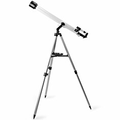 Nedis SCTE5060WT - Teleskop | Clona: 50 mm | Ohnisková vzdálenost: 600 mm | Max. pracovní výška: 125 cm | Tripod | Bílá