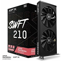 XFX AMD Radeon RX 6600 SWIFT210 CORE 8GB GDDR6, 3x DP, HDMI, 2 fan, 2 slot