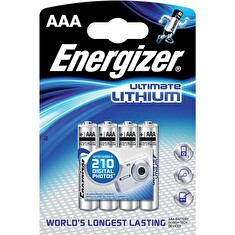 Baterie lithiová AAA R03 1,5V ENERGIZER Ultimate 4BP