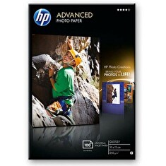 HP Q8692A Advanced Photo Paper, Glossy, 10 x 15cm, bez okraj, 100 listů, (pro inkoustové tiskárny)