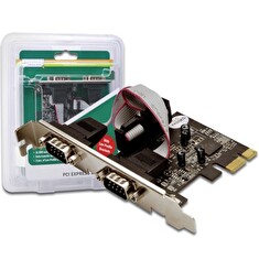 Digitus Adaptér PCI Express x1 2xseriový port, +low profile