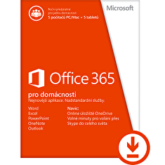 Microsoft 365 Family All Lng - předplatné na 1 rok - elektronická licence